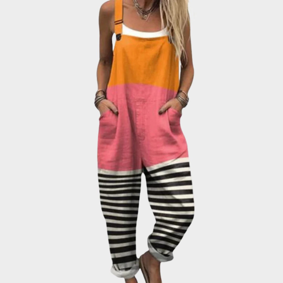 Behagelige dungarees med print