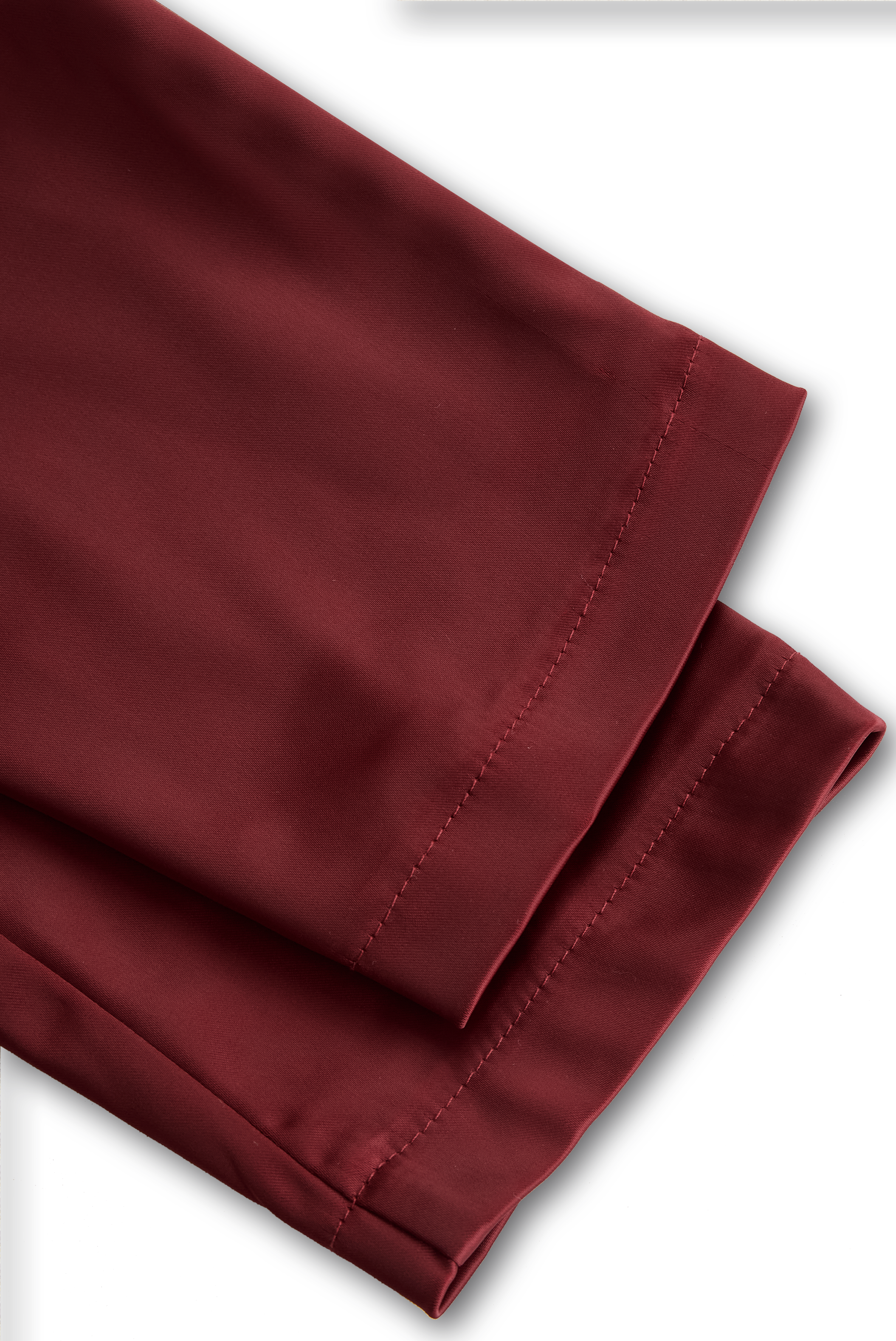 Vintage-inspireret midikjole i satin med draperet krave
