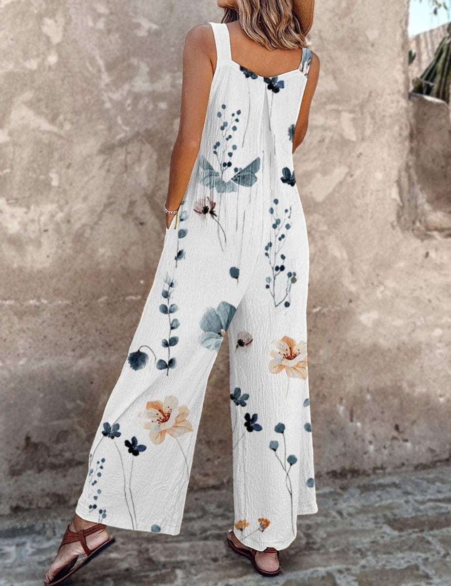 Behagelige dungarees med print