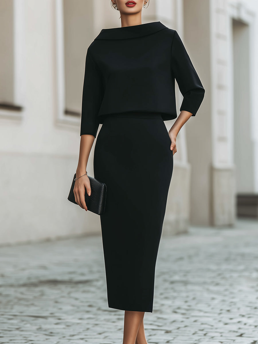 Elvira | Elegant nederdelssæt