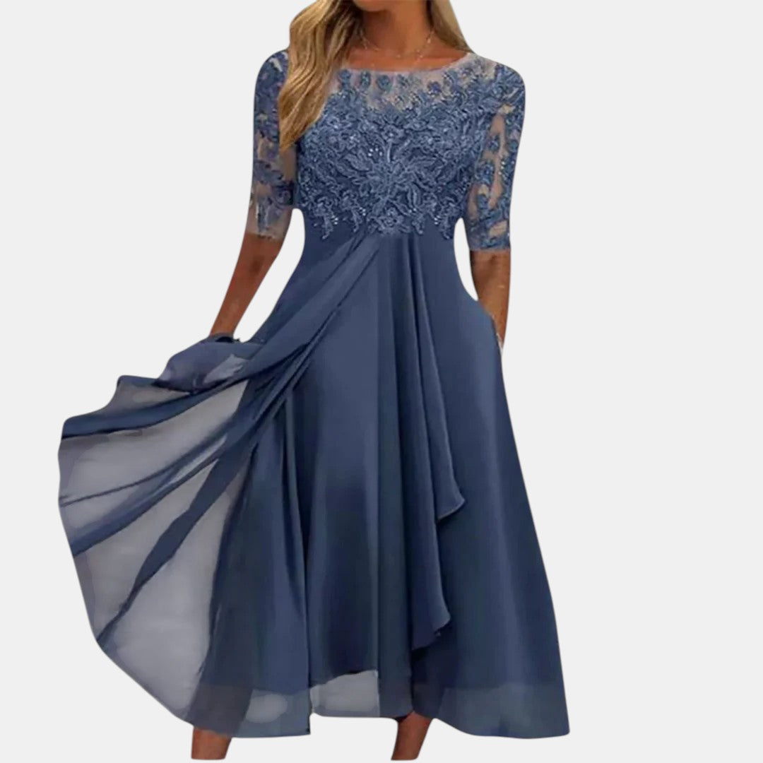 Rhonda™ | Elegant blondekjole