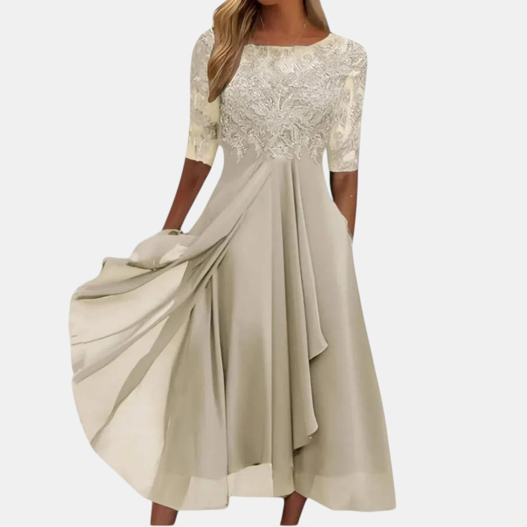 Rhonda™ | Elegant blondekjole