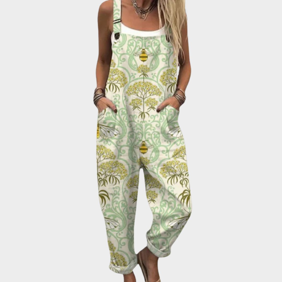Behagelige dungarees med print