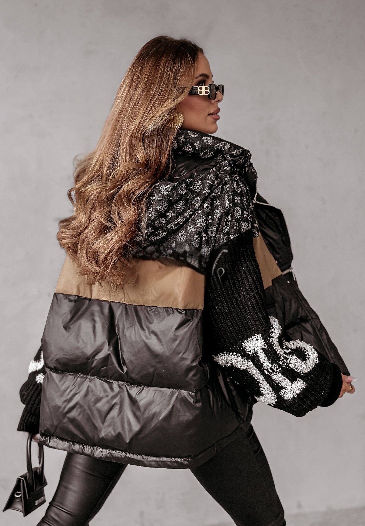 Mayce™ | Patchwork Pufferjakke