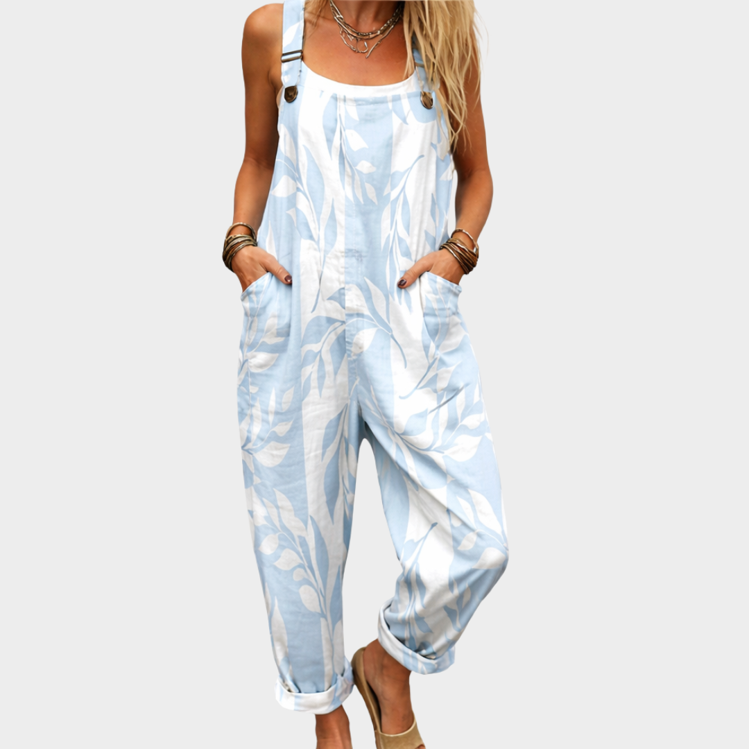 Behagelige dungarees med print