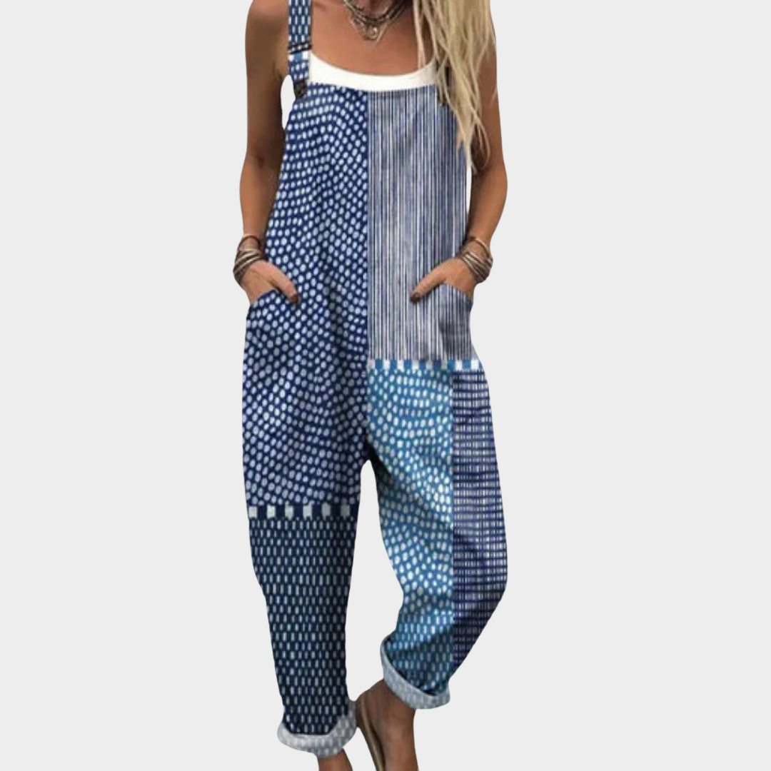 Behagelige dungarees med print