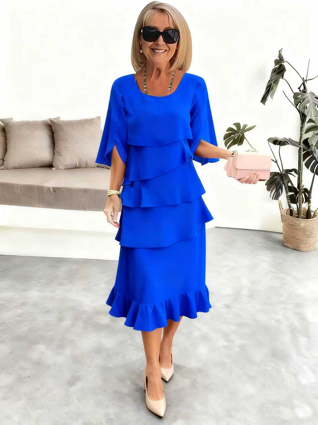 Marguerite™ — Elegant midi-kjole til kvinder