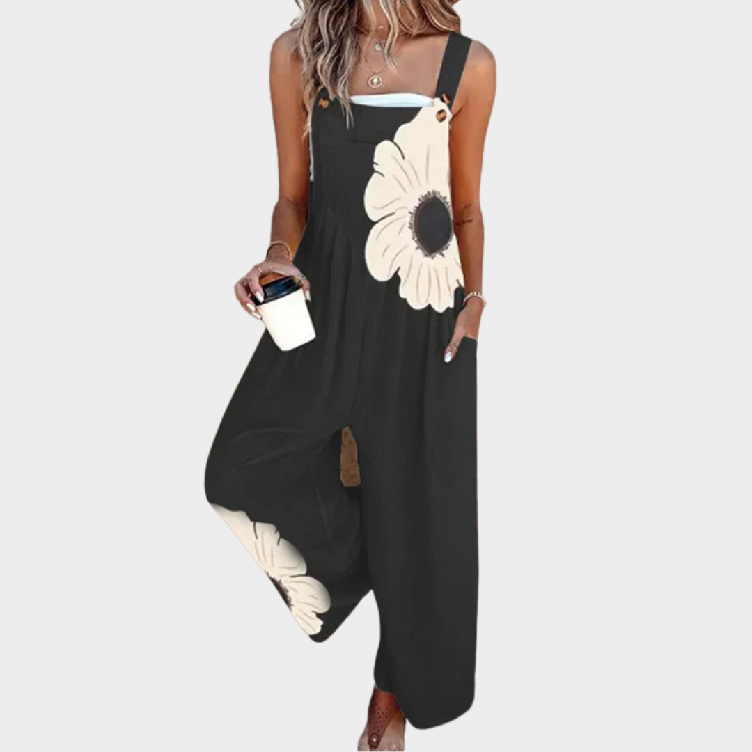 Behagelige dungarees med print