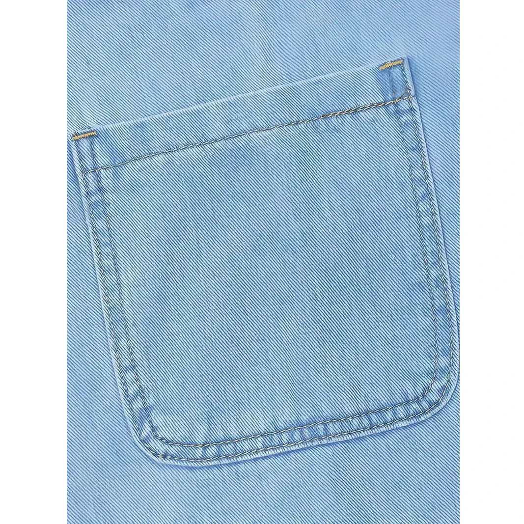 Saylor | Afslappet kjole i denim-look