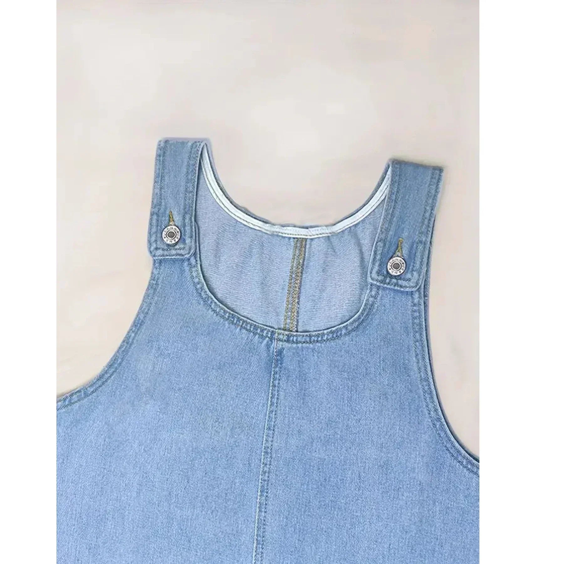 Saylor | Afslappet kjole i denim-look