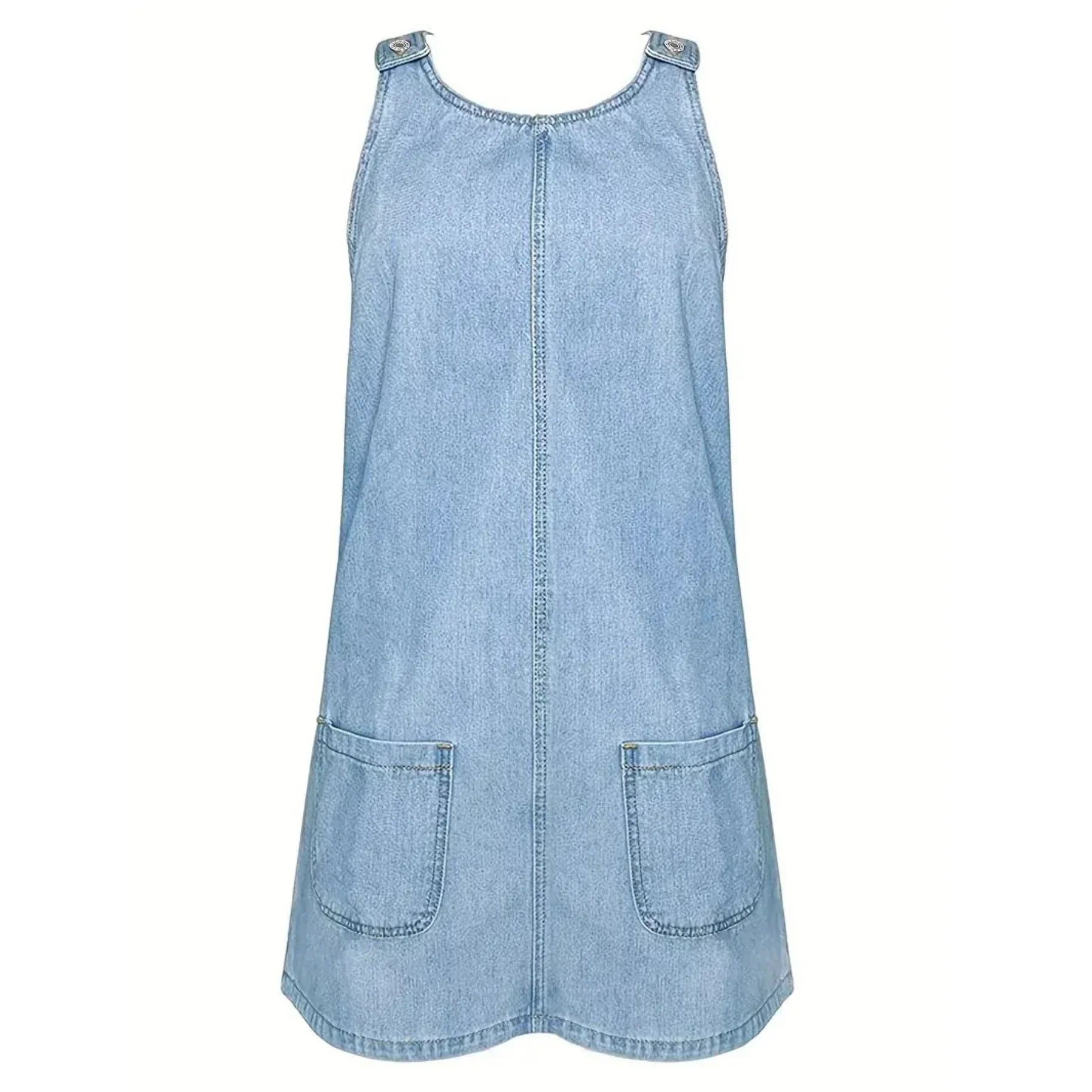 Saylor | Afslappet kjole i denim-look