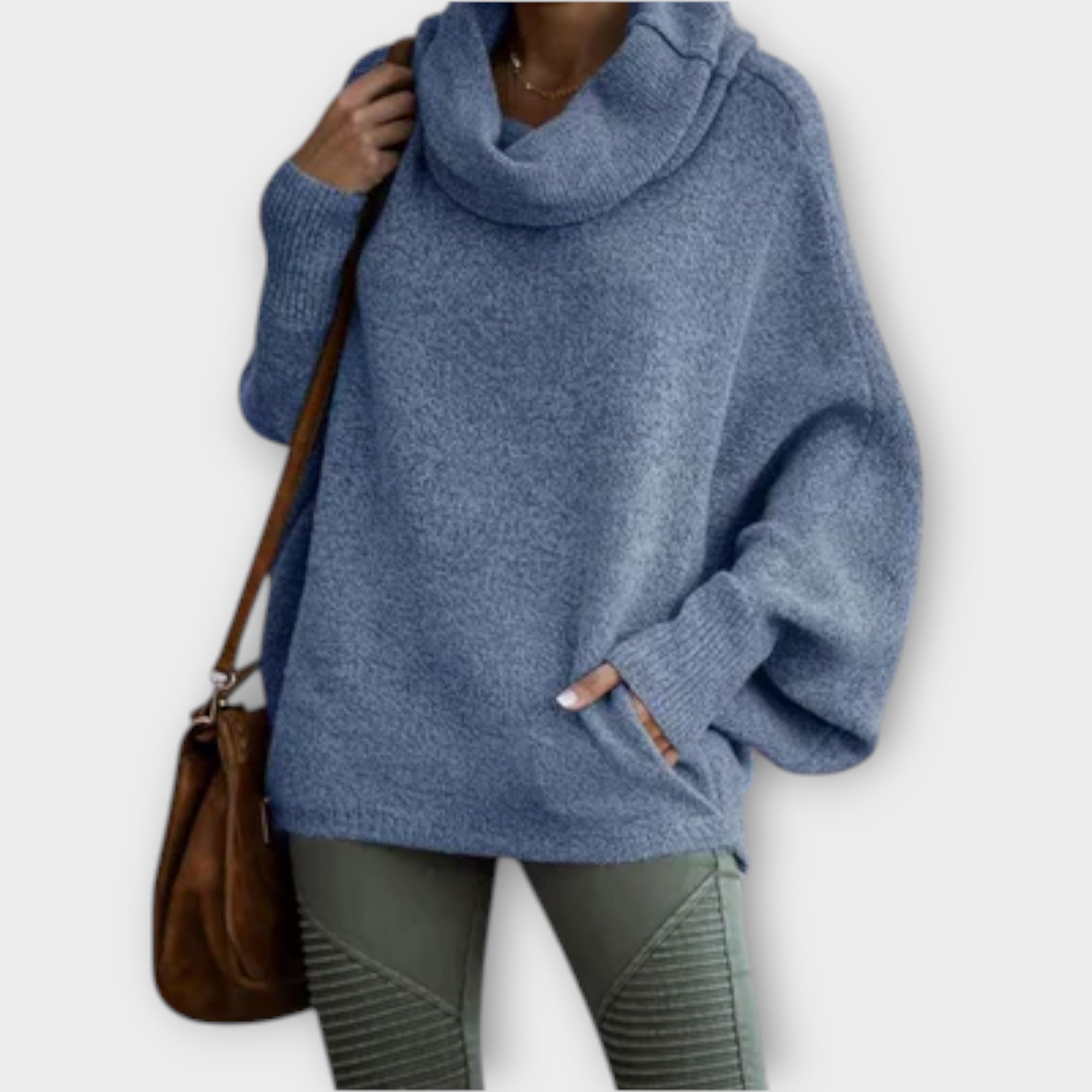 Jorra™ - Elegant sweater med skildpaddemønster