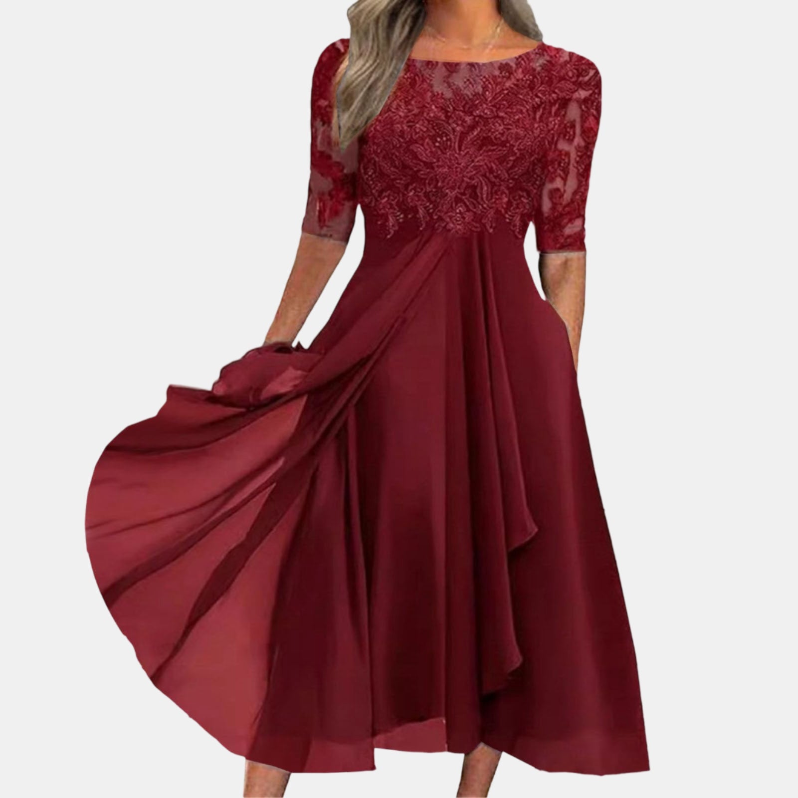 Rhonda™ | Elegant blondekjole