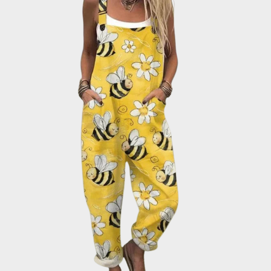 Behagelige dungarees med print