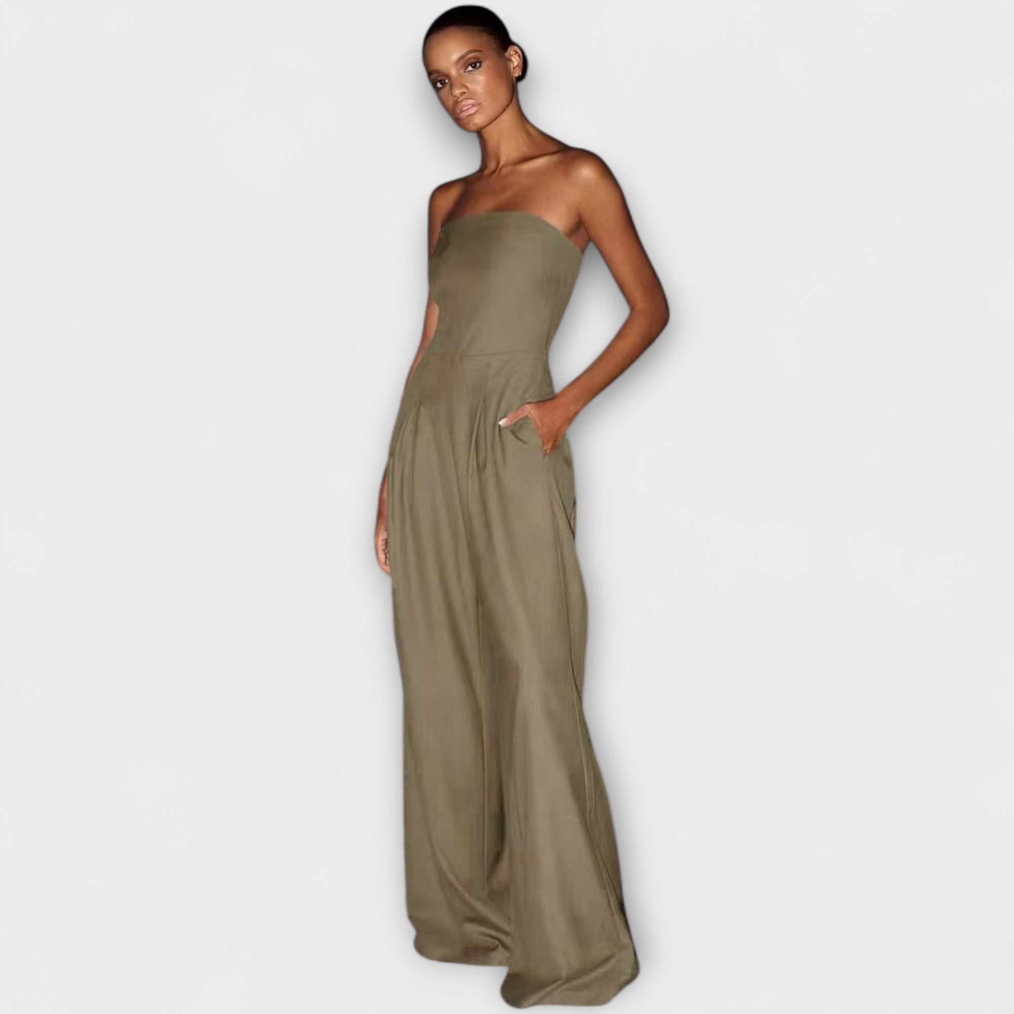 Kiora™ | Elegant stropløs jumpsuit