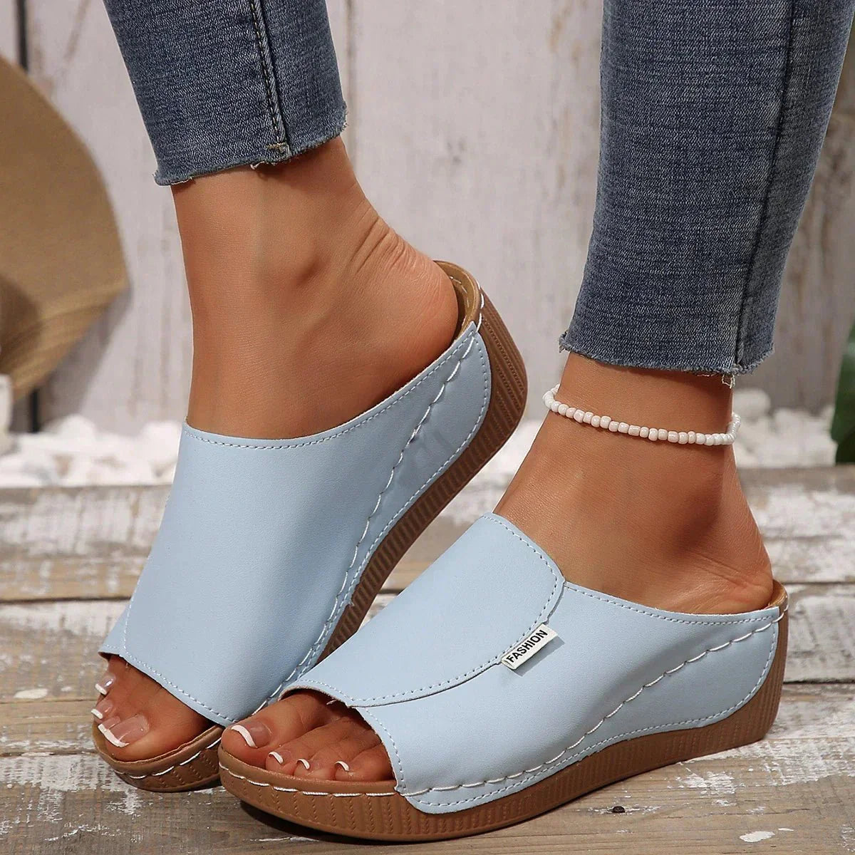 Elvoria | Slip-on-sandaler
