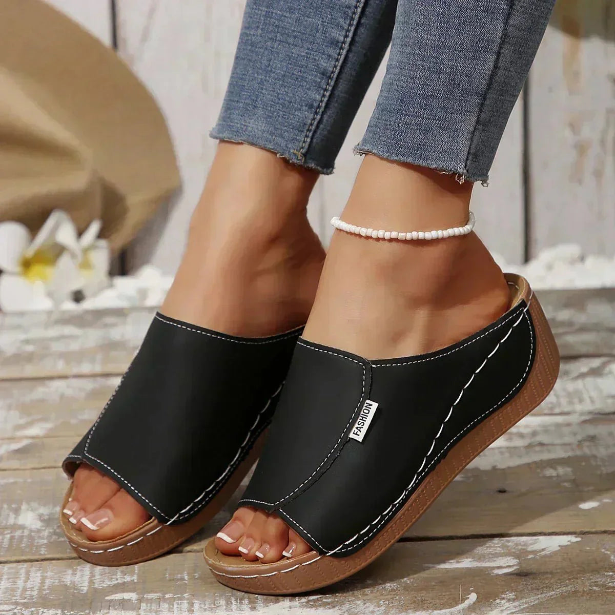 Elvoria | Slip-on-sandaler