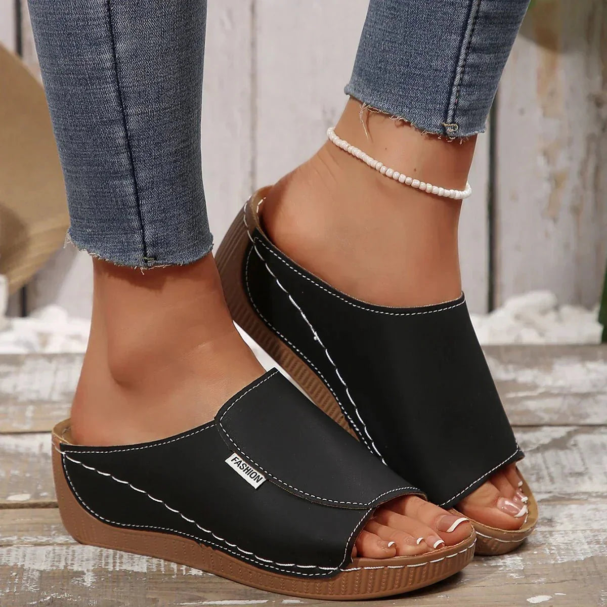Elvoria | Slip-on-sandaler