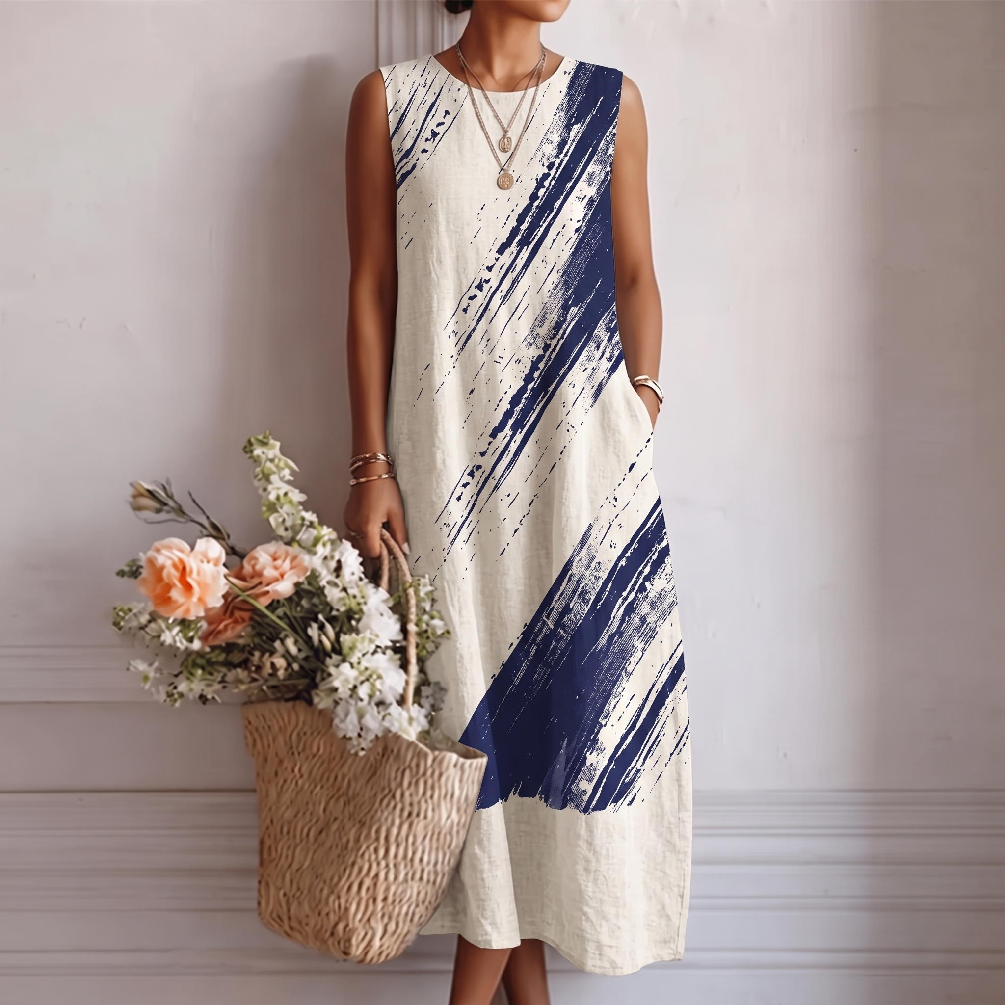 Elena™ | Elegant midi-kjole til hverdagen