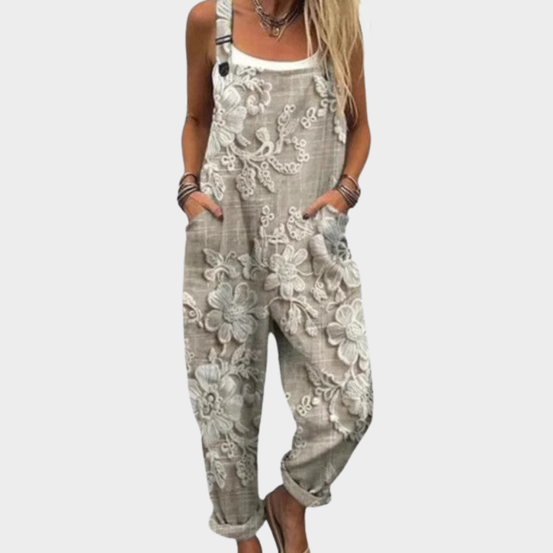 Behagelige dungarees med print