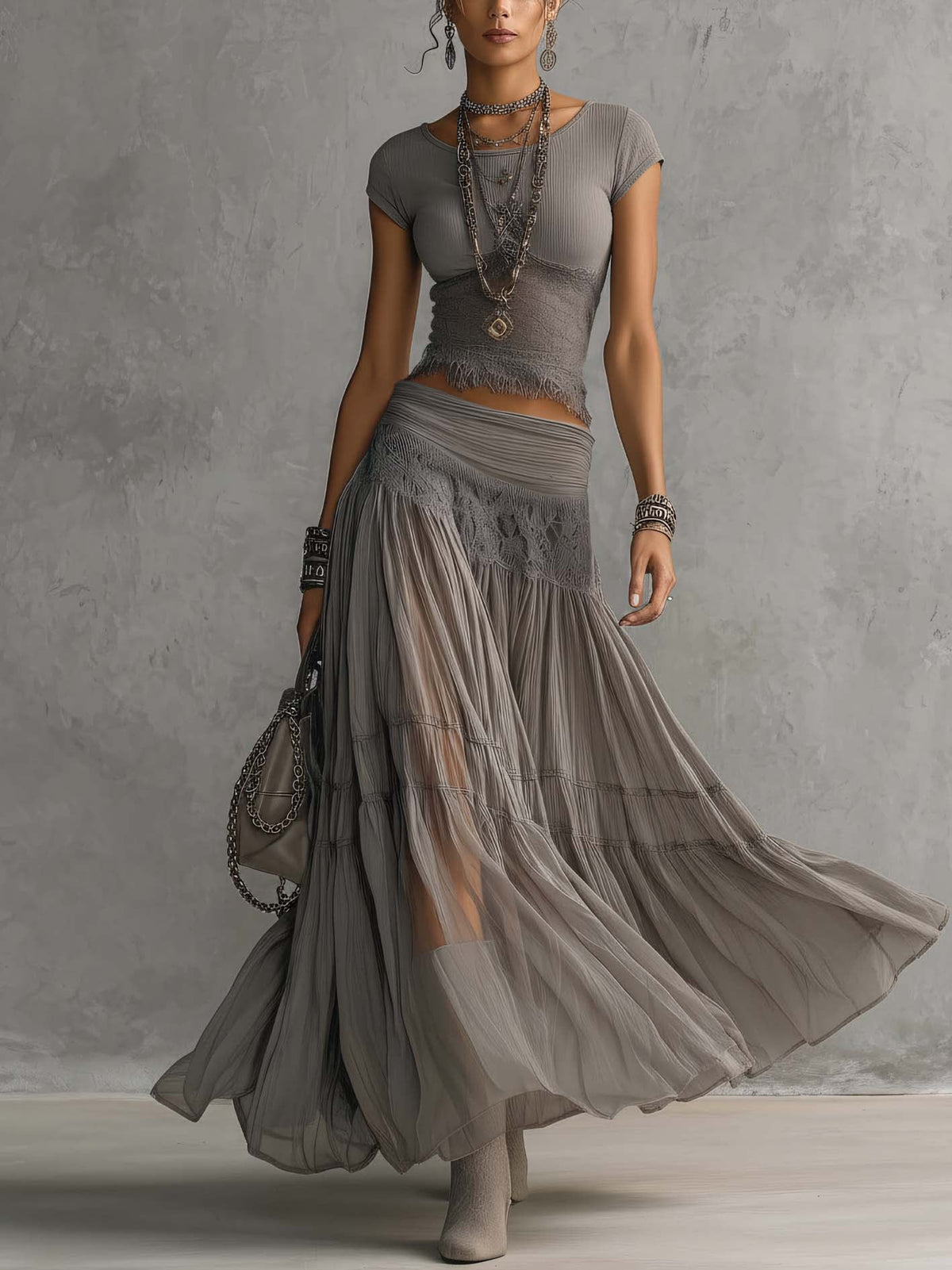 Caterina – Et æterisk boho-couture-sæt
