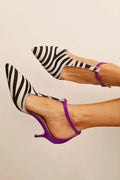 Davina™ | Stilethæle med zebraprint Dristig