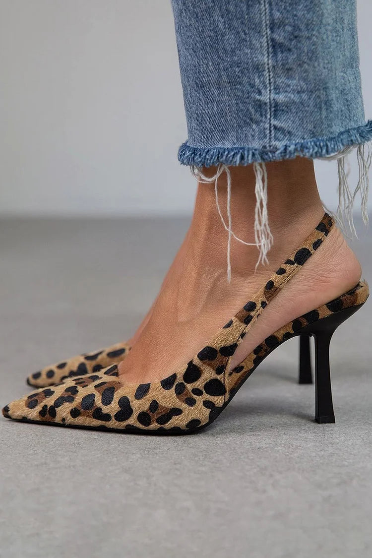 Avery™ | Hæle D'Orsay Leopard