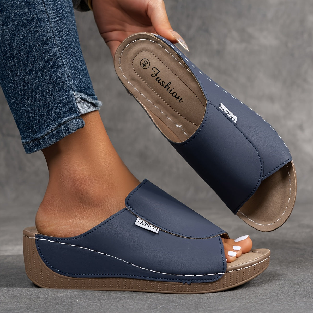 India – Komfortsandal med svangstøtte