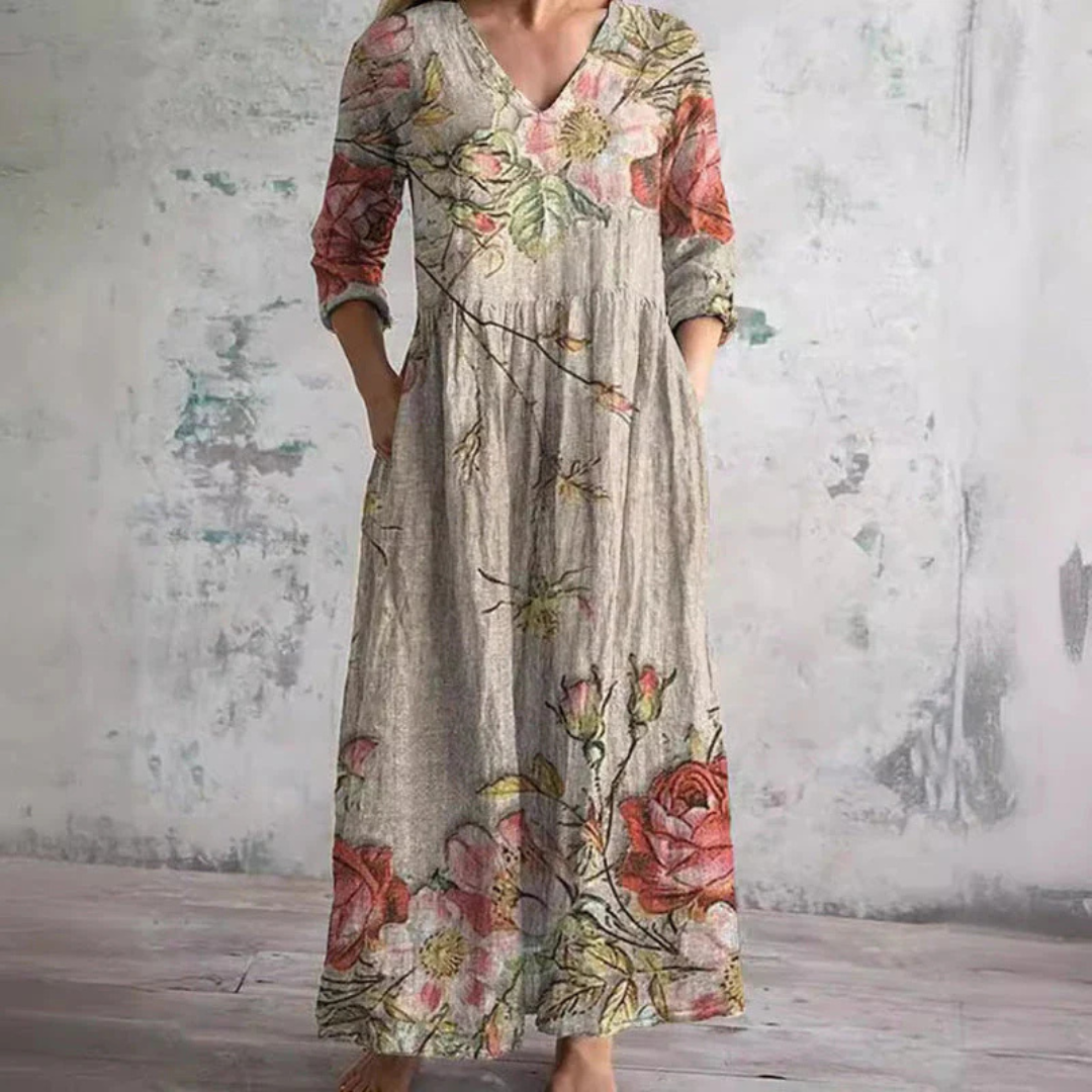 Bella™ | Blomstret sommerkjole