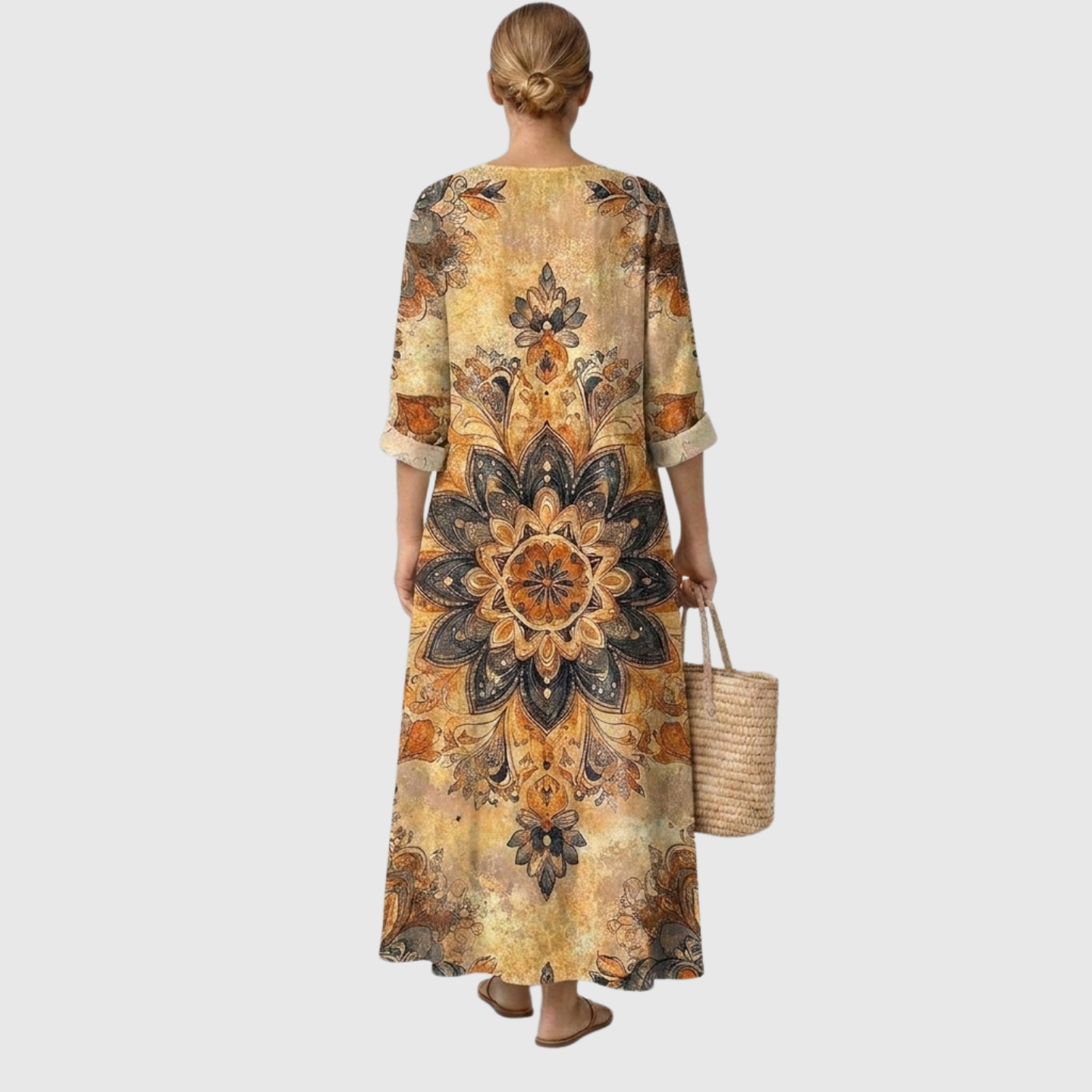 Dora™ | Blomstret kjole med naturlig elegance