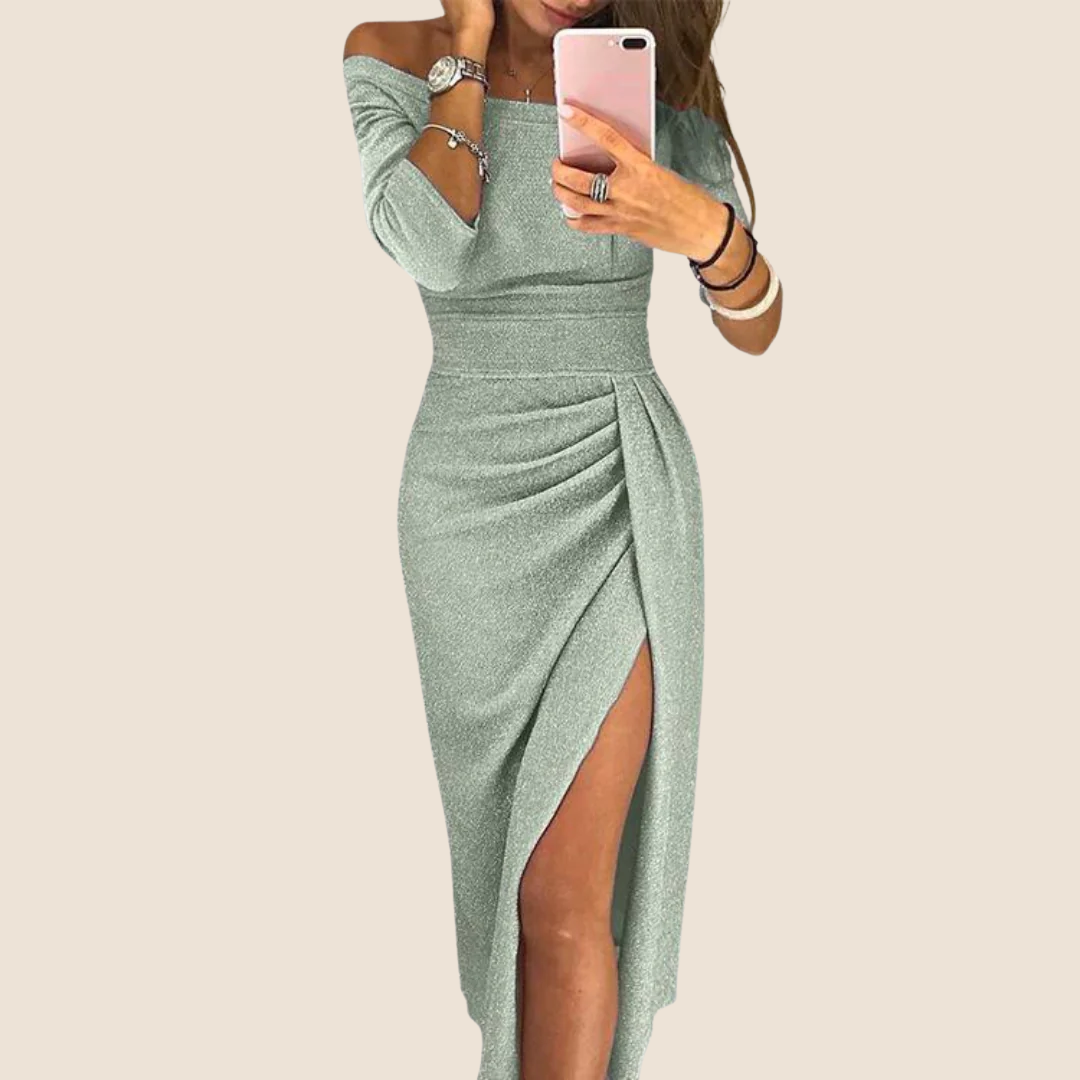 Stella™ | Maxikjole med halterneck