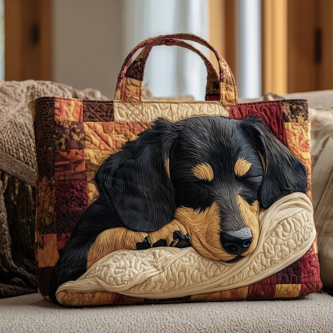 Håndlavet gravhundetaske