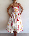 Brielle | Seaside Charm Midi-kjole