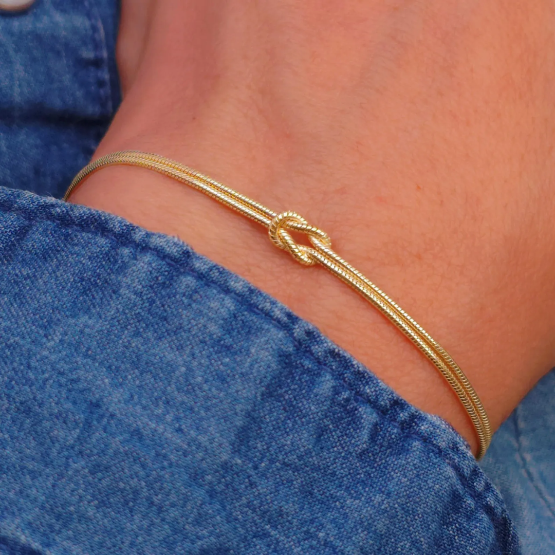 Eternal Knot-armbånd | Støt kampen mod brystkræft (1+1 GRATIS)