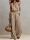 Valeria – Elegant jumpsuit med vide ben