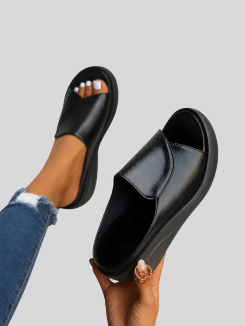 Eliza™ – Ortopædiske loafers med kilehæl