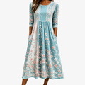 Midi-kjole i patchwork-stil »Spring Blossom«