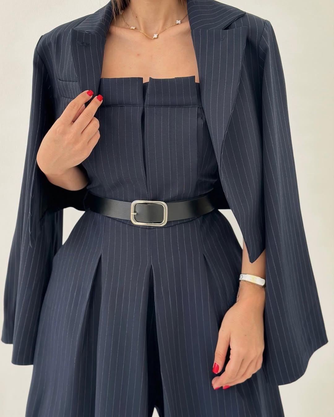 Eclat™ – Elegant Dame-sæt med Bustier & Jakke