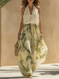 Lyselle™ | Elegant, luftigt sæt med blomsterprint