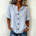 Gloria | Afslappet stribet bluse