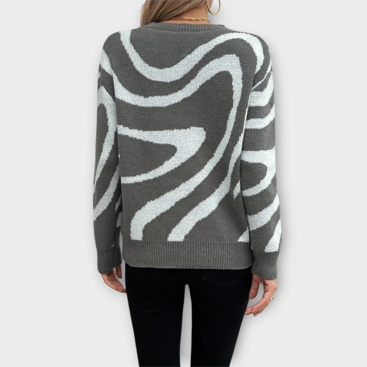 Alexa™ - Blød strikpullover til hverdagen