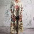 Evelyn™ | Blomstret sommerkjole