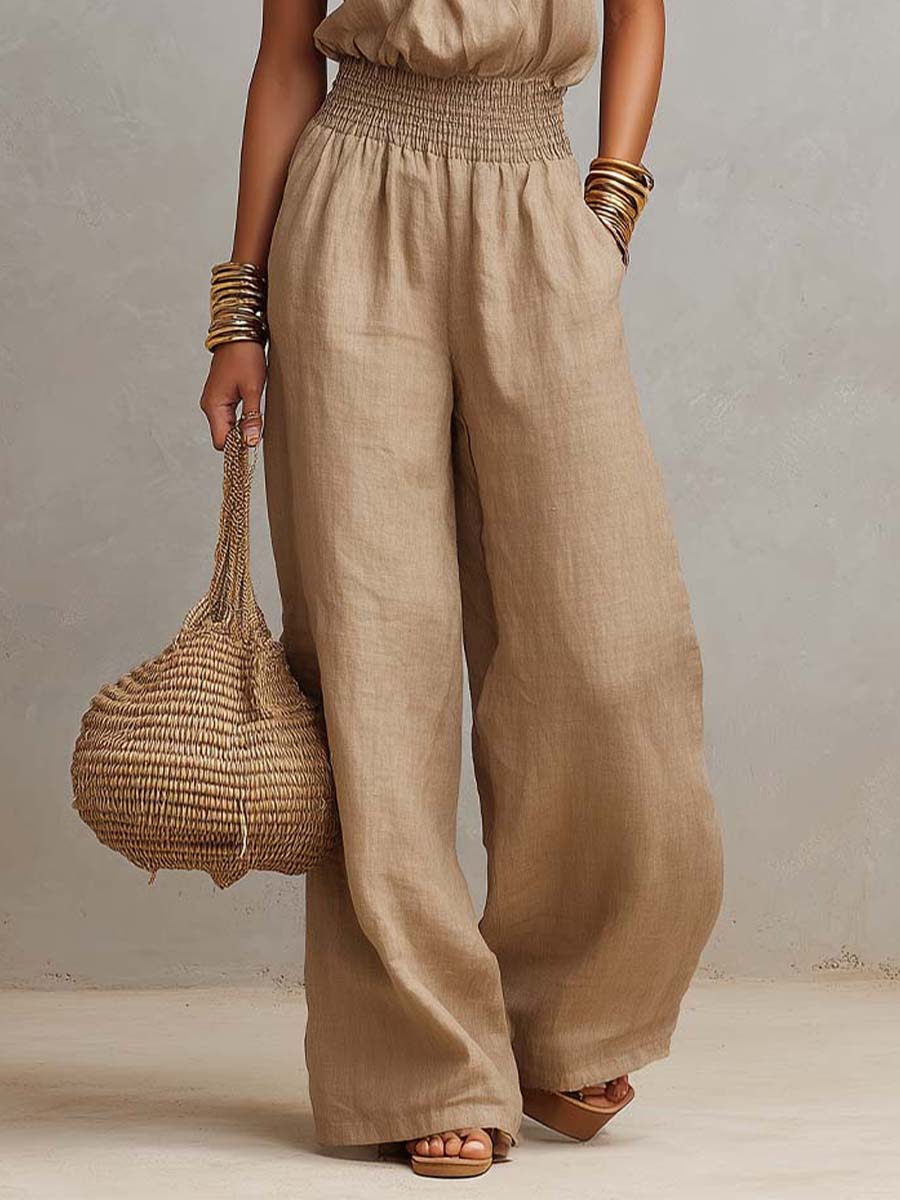 Valeria – Elegant jumpsuit med vide ben