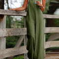 Eva | Ensfarvet jumpsuit