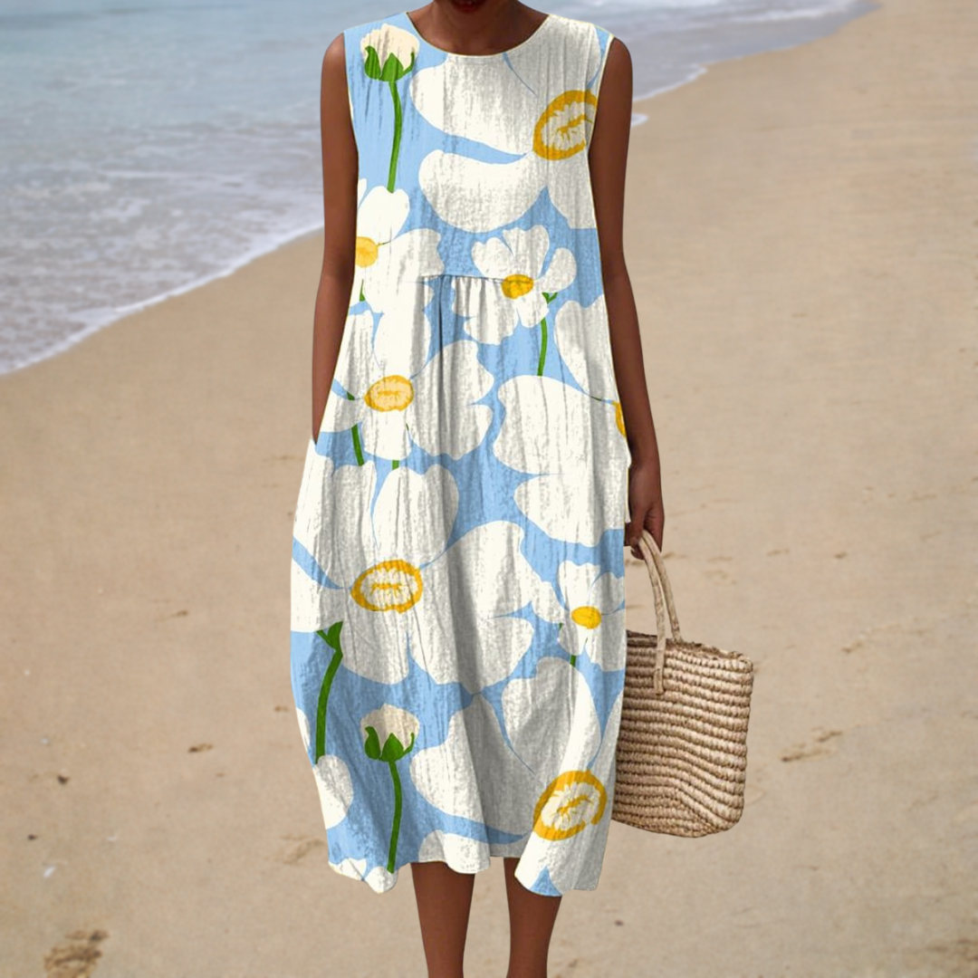 Daisy | Grafisk Solar-kjole