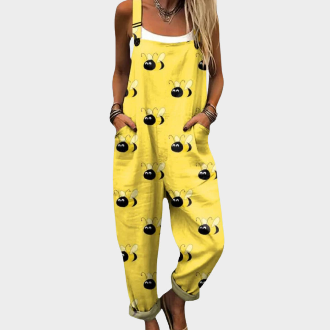 Behagelige dungarees med print