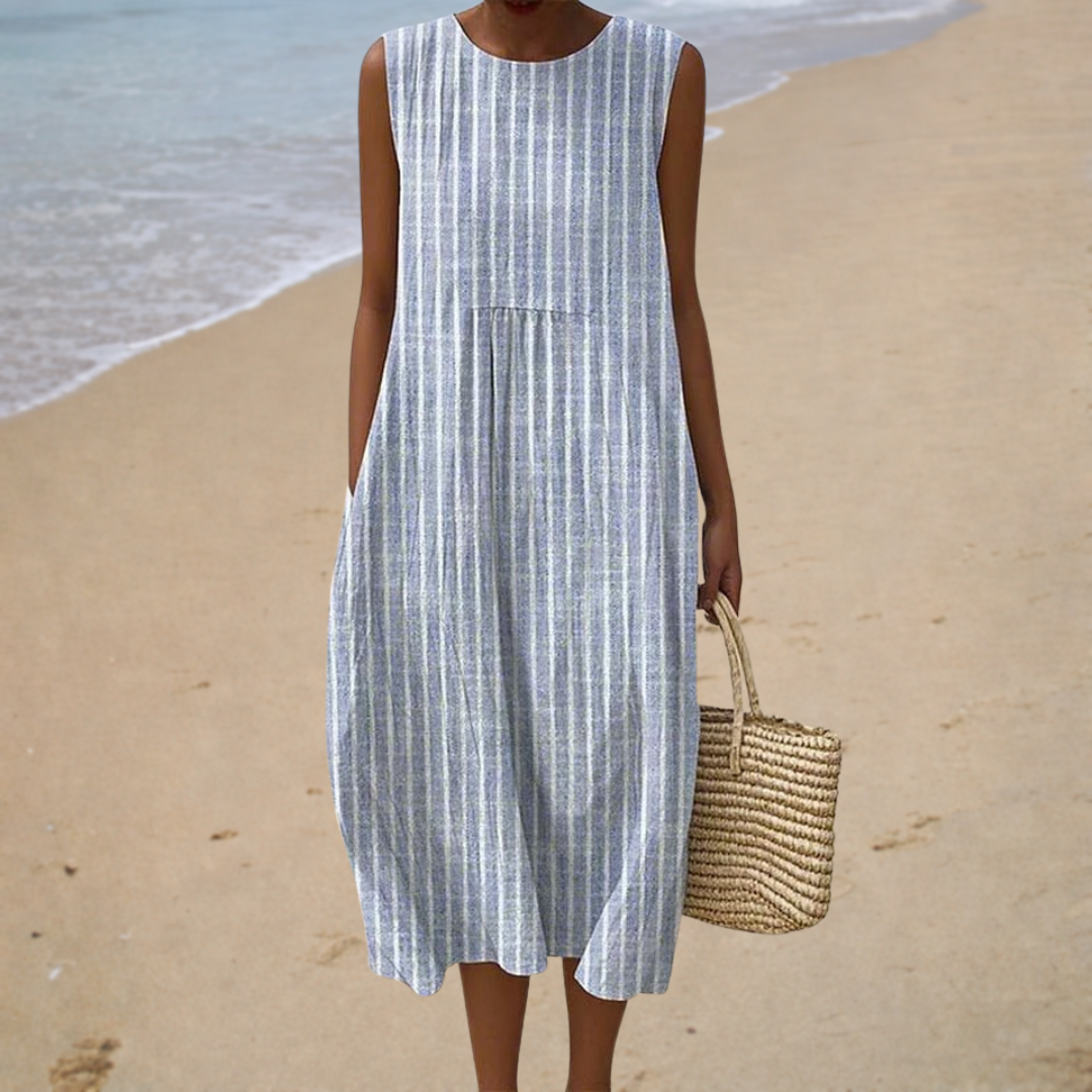 Anaïs | Stribet strandkjole