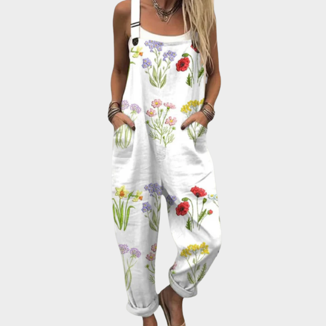 Behagelige dungarees med print