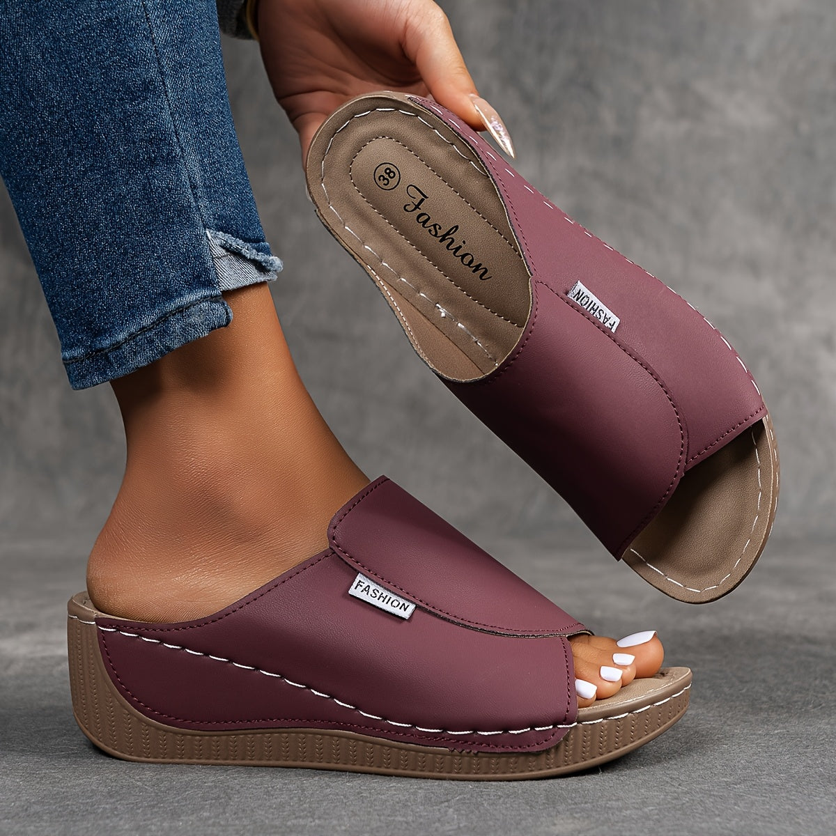 India – Komfortsandal med svangstøtte