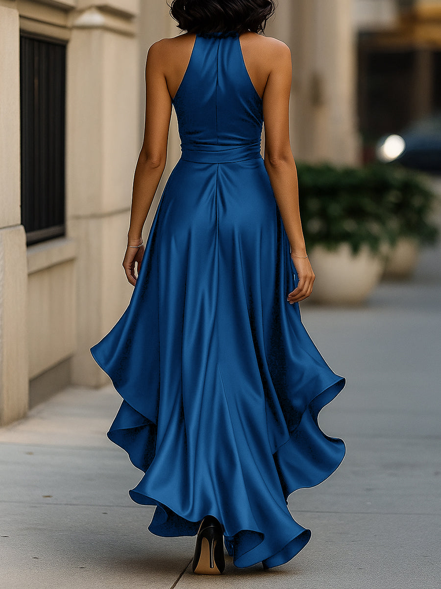 Valeria | Elegant aftenkjole i satin